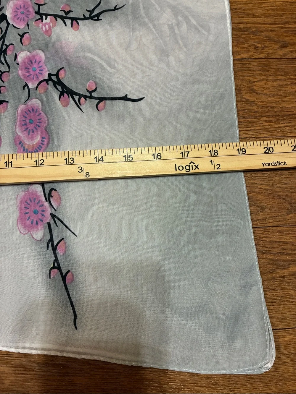 Women’s Blue & Pink Bird-Print Scarf